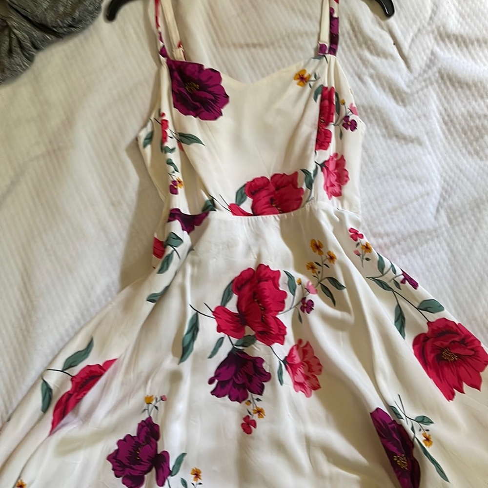 Old Navy White Floral Cami Dress